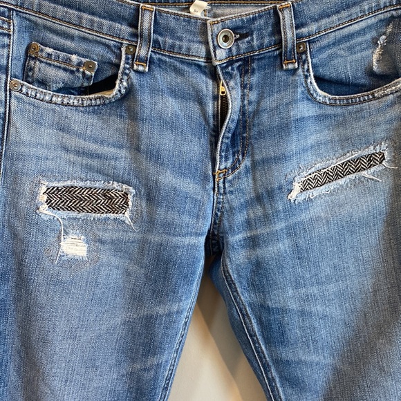 Rag & Bone Dre jeans with patches - Picture 3 of 7